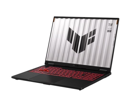ASUS TUF Gaming A16 FA608UP-R7165W Ryzen 7 260 16.0" FHD+ 165Hz IPS-level 300nits AG 16GB DDR5 5600 SSD512 GeForce RTX 5070 8GB WLAN+BT LAN Cam1080p 90WHrs Win11 Jaeger Gray Portatīvie datori