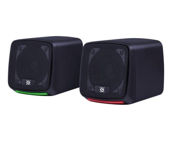 PC Speakers 2.0 DEFENDER J3 2.0 6W LED USB black