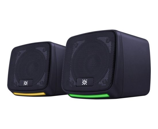 PC Speakers 2.0 DEFENDER J3 2.0 6W LED USB black