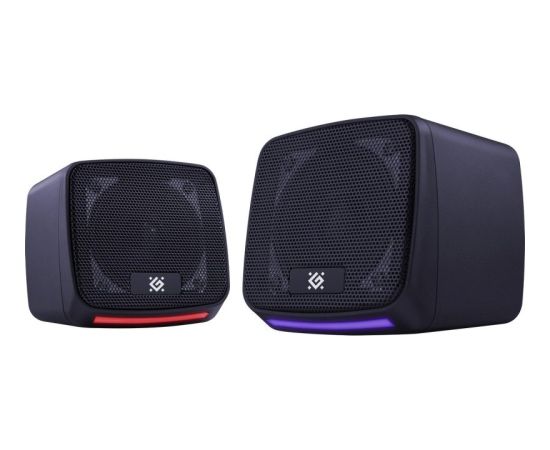 PC Speakers 2.0 DEFENDER J3 2.0 6W LED USB black