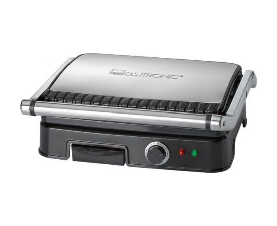 Clatronic KG 3487 electric grill (2000W table-top, black and silver)