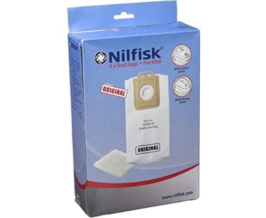 Putekļu maiss Nilfisk-ALTO; 4 gab.; + Priekšfiltrs