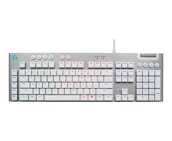 LOGITECH G815 LIGHTSPEED RGB Mechanical Gaming Keyboard – GL Tactile - WHITE - PAN - USB - NORDIC-613 - TACTILE SWITCH