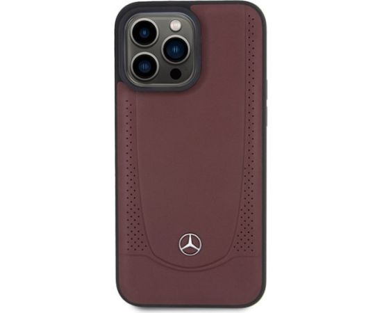 Mercedes Leather Urban Back Case Aizsargapvalks Priekš Apple iPhone 15 Pro Max Neoriģinālie Maciņi
