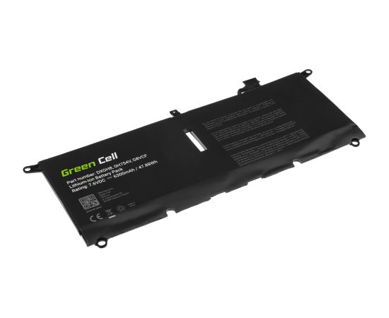 Green Cell DXGH8 for Dell XPS 13 9370 9380  Dell Inspiron 13 3301 5390 7390  Dell Vostro 13 5390 Baterijas portatīvajiem datoriem