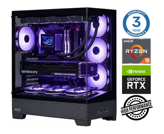 INTOP Ryzen 9 5900X 32GB 1TB SSD M.2 NVME+2TB RTX5050 8GB no-OS Персональные компьютеры