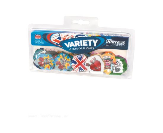 Spārniņu komplekts HARROWS  VARIETY FLIGHTS Šautriņas un aksesuāri