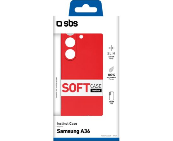 Samsung Galaxy A36 Instinct Cover By SBS Red Чехлы - оригинальные