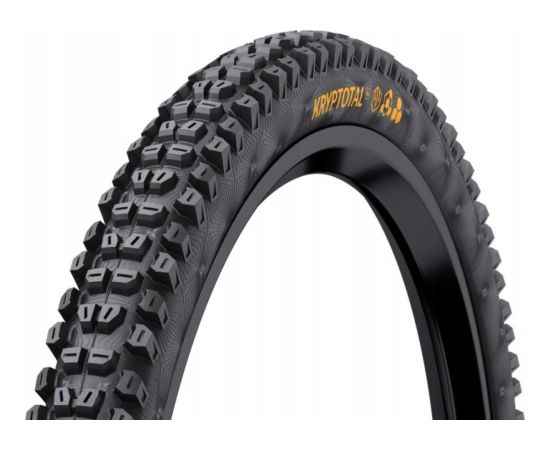 Riepa Continental Kryptotal-R Folding tire (60-622) Black/black, Soft-Compound, PSI max:3,5 (bar), Downhill Casing, Weight:1290 g