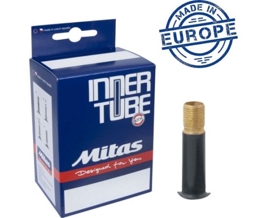 Velosipēdu kamera Mitas, 26x1,10-1,75 (28/47-507) AV40 Velo riepas un kameras