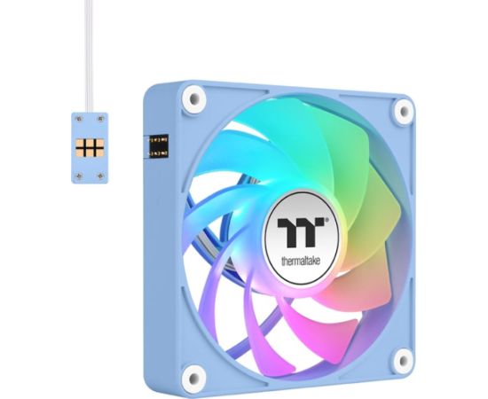 Thermaltake CT120 EX Reverse ARGB Sync PC Cooling Fan, Case Fan (Light Blue, Pack of 3) Korpusu dzesēšana