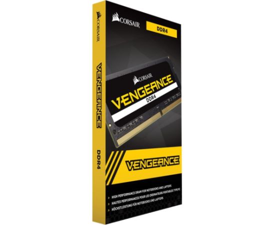 Corsair DDR4 8GB 3200 - CL - 22 - Single-Kit - SO-DIMM, Vengeance, black