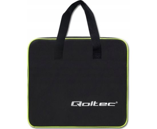 Qoltec Mobile EV Charger with 2-in-1 Adjustment Type 2 11kW 400V 5-Pin CEE LCD Portable Wallbox 5m Elektro Auto lādēšanas piederumi