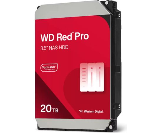 Western Digital Red Pro WD202KFGX internal hard drive 20 TB 7200 RPM 512 MB 3.5" Serial ATA III Жесткие диски (HDD)