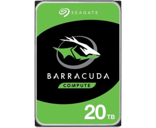 Seagate Barracuda 20TB internal hard drive 7200 RPM 512 MB 3.5" Serial ATA