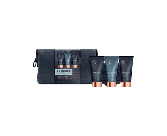 Grace Cole Homme Body Care Bag ( Černý pepř & Mandarinka ) - Dárková sada péče o tělo v kosmetické tašce Smaržas - NESAKĀRTOTS