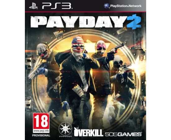 Payday 2 (Pay day 2) Playstation 3 (PS3) video spēle PlayStation 4 (PS4) spēles