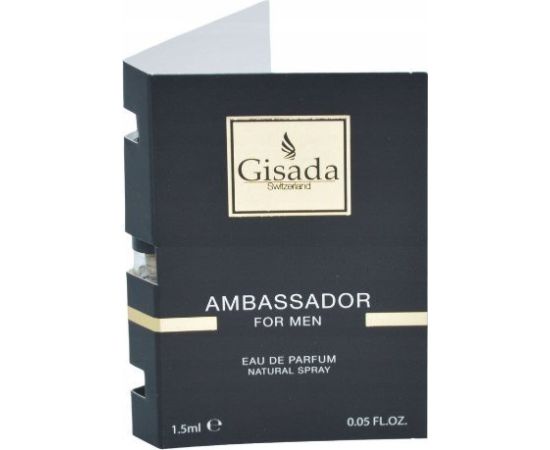 Str8 Gisada, Ambassador, Eau De Parfum, For Men, 1.5 ml *Vial For Men