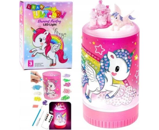 Leantoys Jednorożec w słoiku LED
