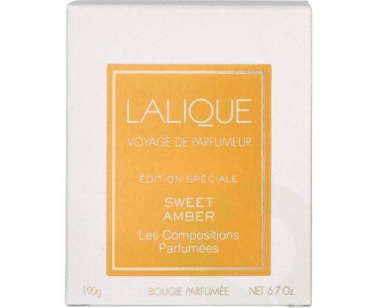 Lalique, Les Compositions Parfumees - Sweet Amber, Sweet Amber, Scented Candle, 190 g Unisex Ароматы для дома и комнаты