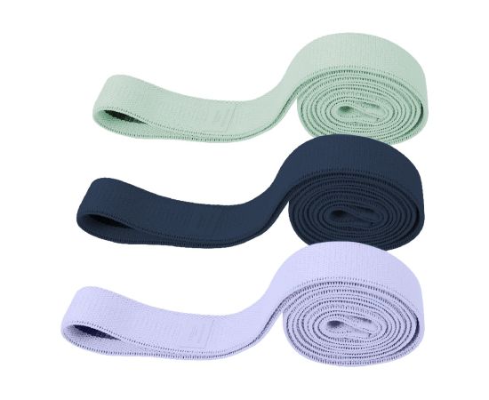 3 Spokey COTI FLEX SET auduma pretestības lentu komplekts