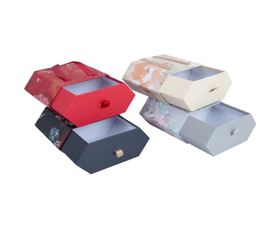 Kaste EDENX H12cm, ar atvilktni, mix
