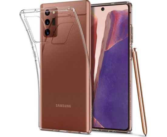 Fusion Ultra Back Case 2 mm Izturīgs Silikona Aizsargapvalks Priekš Samsung N986 Galaxy Note 20 Ultra Caurspīdīgs