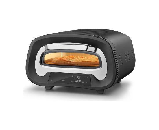 Caso Pizza Oven PizzaChef 430° 2200 W Black/Silver Mini cepeškrāsnis un virsmas