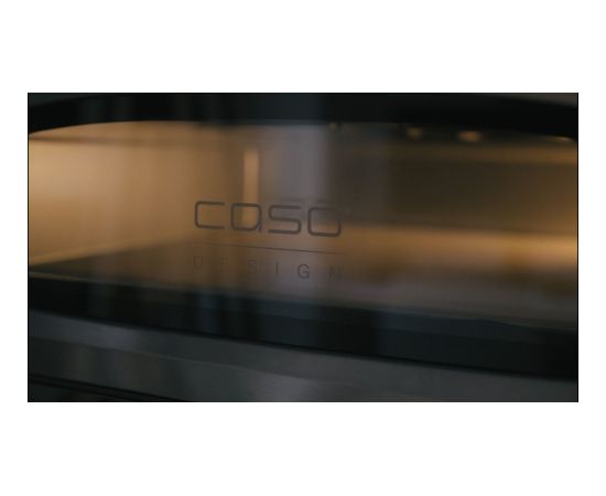 Caso Pizza Oven PizzaChef 430° 2200 W Black/Silver Mini cepeškrāsnis un virsmas