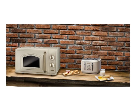 Gorenje Microwave oven MO4250TCLI Free standing 700 W Beige