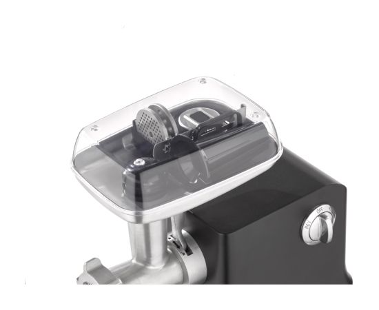 Caso Meat Grinder FW 2000 Black 2000 W Number of speeds 2 Throughput (kg/min) 2.5 3 perforated discs, Shortbread attachment with 4 moulds, Sausage filler, Stuffer, Drip tray Gaļas maļamās mašīnas