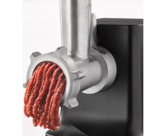 Caso Meat Grinder FW 2000 Black 2000 W Number of speeds 2 Throughput (kg/min) 2.5 3 perforated discs, Shortbread attachment with 4 moulds, Sausage filler, Stuffer, Drip tray Gaļas maļamās mašīnas