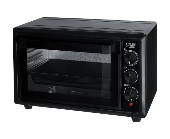 Adler Electric Oven AD 6023 26 L 1500 W Black Mini cepeškrāsnis un virsmas