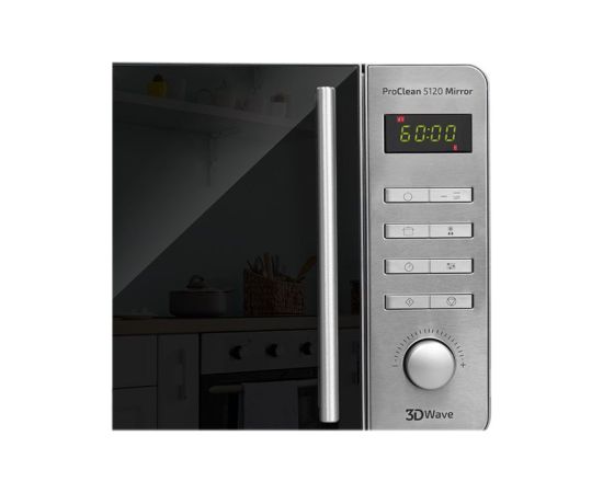 Cecotec Microwave Oven ProClean 5120 Mirror Free standing 20 L 700 W Grill ‎Stainless Steel