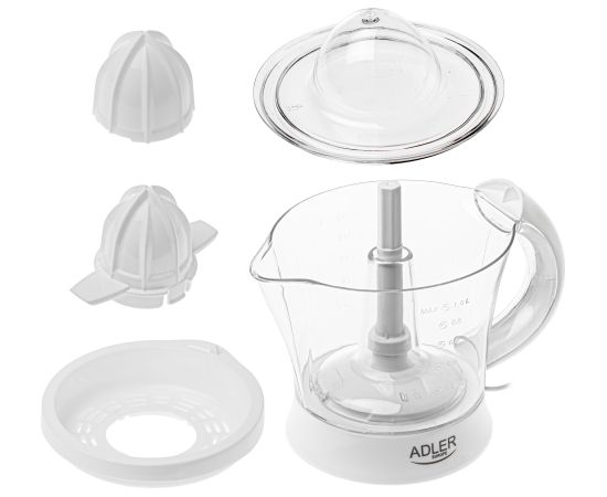Adler Citrus Juicer AD 4014 Type Citrus juicer White 40 W Number of speeds 1