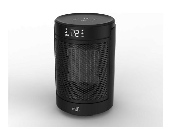 Mill FH1500BLACK Ceramic fan heater 1500 W Suitable for rooms up to 22 m² Black