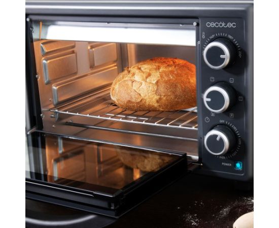 Cecotec Mini Oven Bake&Toast 2600 Black 4Pizza 26 L 1500 W Black Mini cepeškrāsnis un virsmas