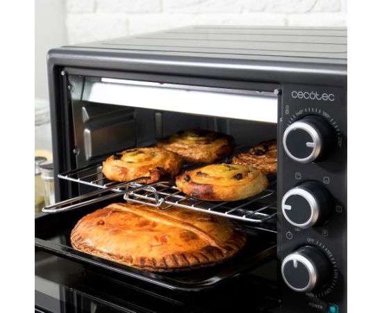 Cecotec Mini Oven Bake&Toast 2600 Black 4Pizza 26 L 1500 W Black Mini cepeškrāsnis un virsmas