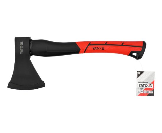 Universāls cirvis 800g cietināta #45 karbona tērauda / galva 48–58 HRC ergonomisks stiklašķiedras rokturis 385mm YT-79975 Yato