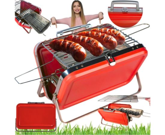 DH Garden Grill Opal ""S lux"" red mini grill czerwo