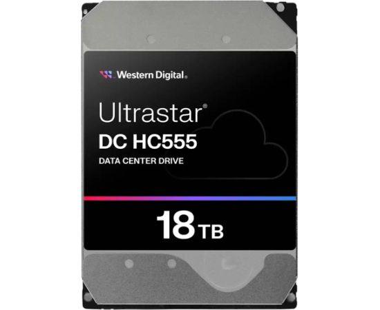 Western Digital HDD Server WD/HGST ULTRASTAR DC HC555 (3.5’’, 18TB, 512MB, 7200RPM, SATA 6Gb/s, 512E SE NP3) SKU: 0B48723