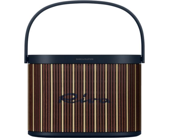Bang & Olufsen Beosound A5 Speaker Riva Edt (Cover Mahogany Maple/Handle Navy Blue) Skaļruņi un akustiskās sistēmas