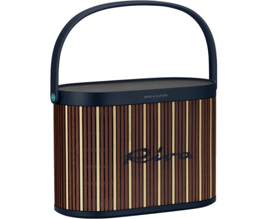 Bang & Olufsen Beosound A5 Speaker Riva Edt (Cover Mahogany Maple/Handle Navy Blue) Skaļruņi un akustiskās sistēmas