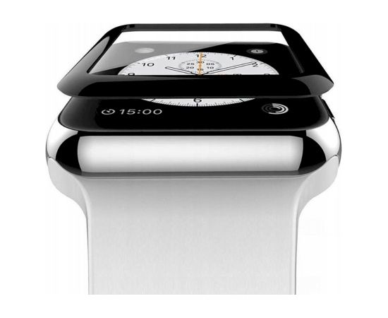 Fusion Full Glue 5D Tempered Glass Защитное стекло для экрана Apple Watch 3 42 mm Черное