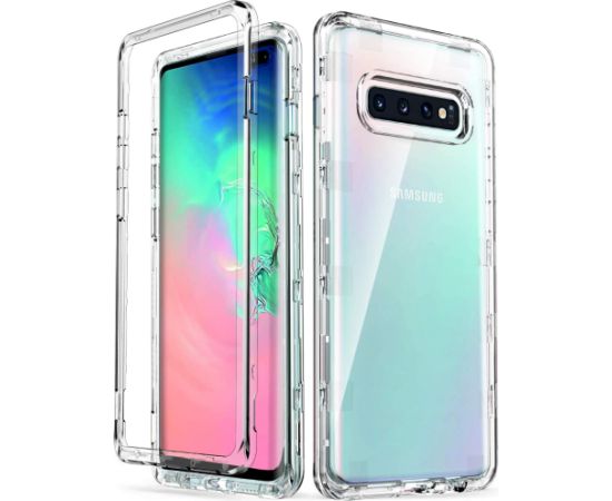 Fusion Ultra Back Case 0.5 mm Izturīgs Silikona Aizsargapvalks Priekš Samsung G975 Galaxy S10 Plus Caurspīdīgs