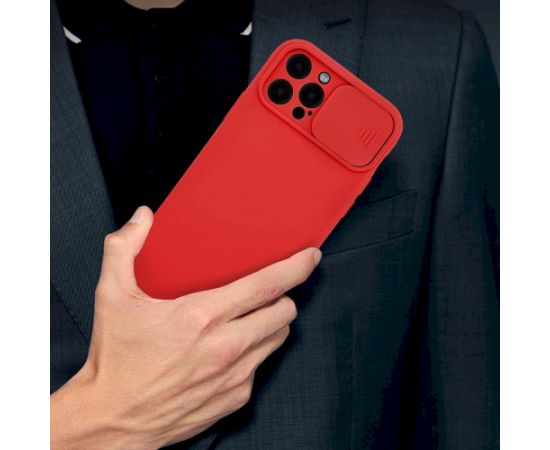 Fusion Camera Protect silikona aizsargapvalks Apple iPhone 13 sarkans Neoriģinālie Maciņi