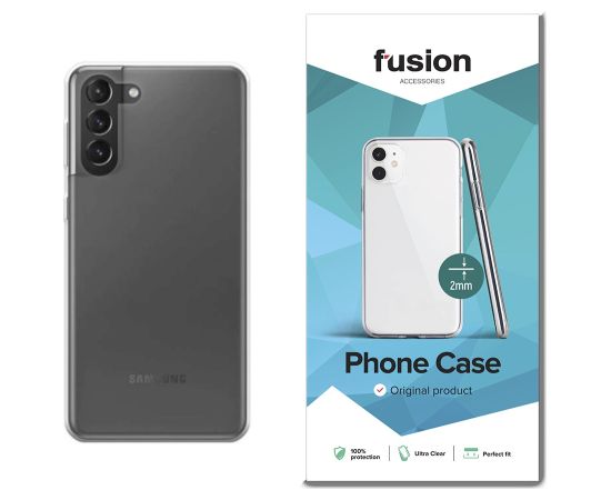 Fusion ultra clear series 2 mm силиконовый чехол для Samsung G991 Galaxy S21 5G прозрачный (EU Blister) Чехлы - альтернативные