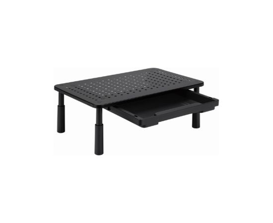 Monitora statīvs Gembird Adjustable Monitor Stand with Drawer TV un monitoru stiprinājumi, kronšteini