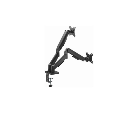 Monitora stiprinājums Gembird 2x 17”-32” Adjustable desk display mounting arm USB TV un monitoru stiprinājumi, kronšteini