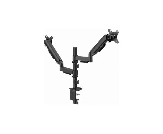 Monitora stiprinājums Gembird 2x 17”-32” Adjustable desk display mounting arm TV un monitoru stiprinājumi, kronšteini